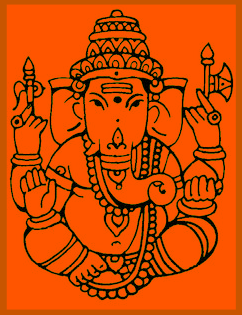 Shri Ganesh Sketch Lineart