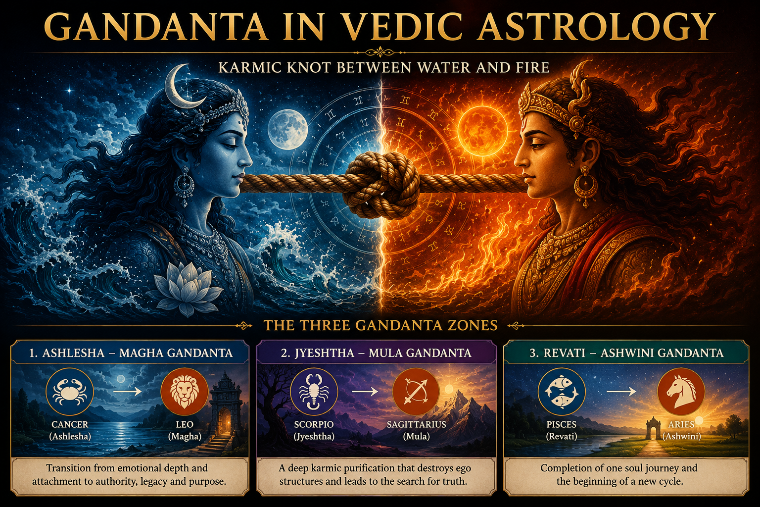 Gandanta in Vedic Astrology