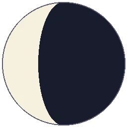 Dashami Krishna moon phase