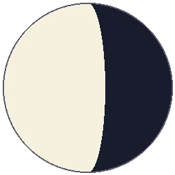Saptami Krishna moon phase