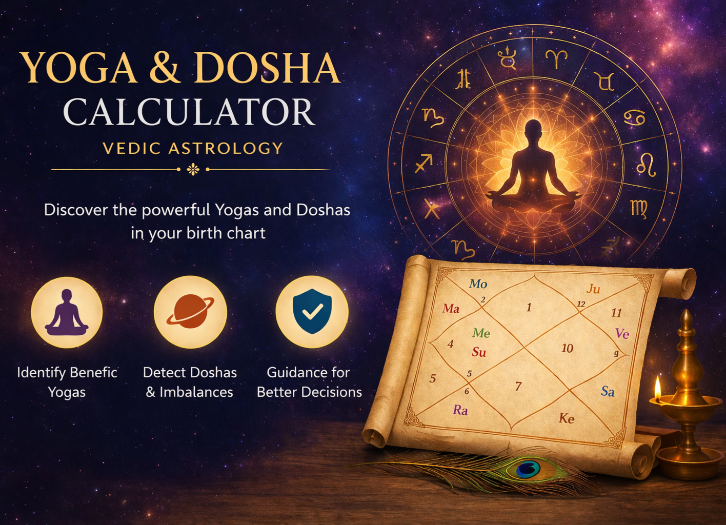 Yogas and Doshas in Vedic Astrology